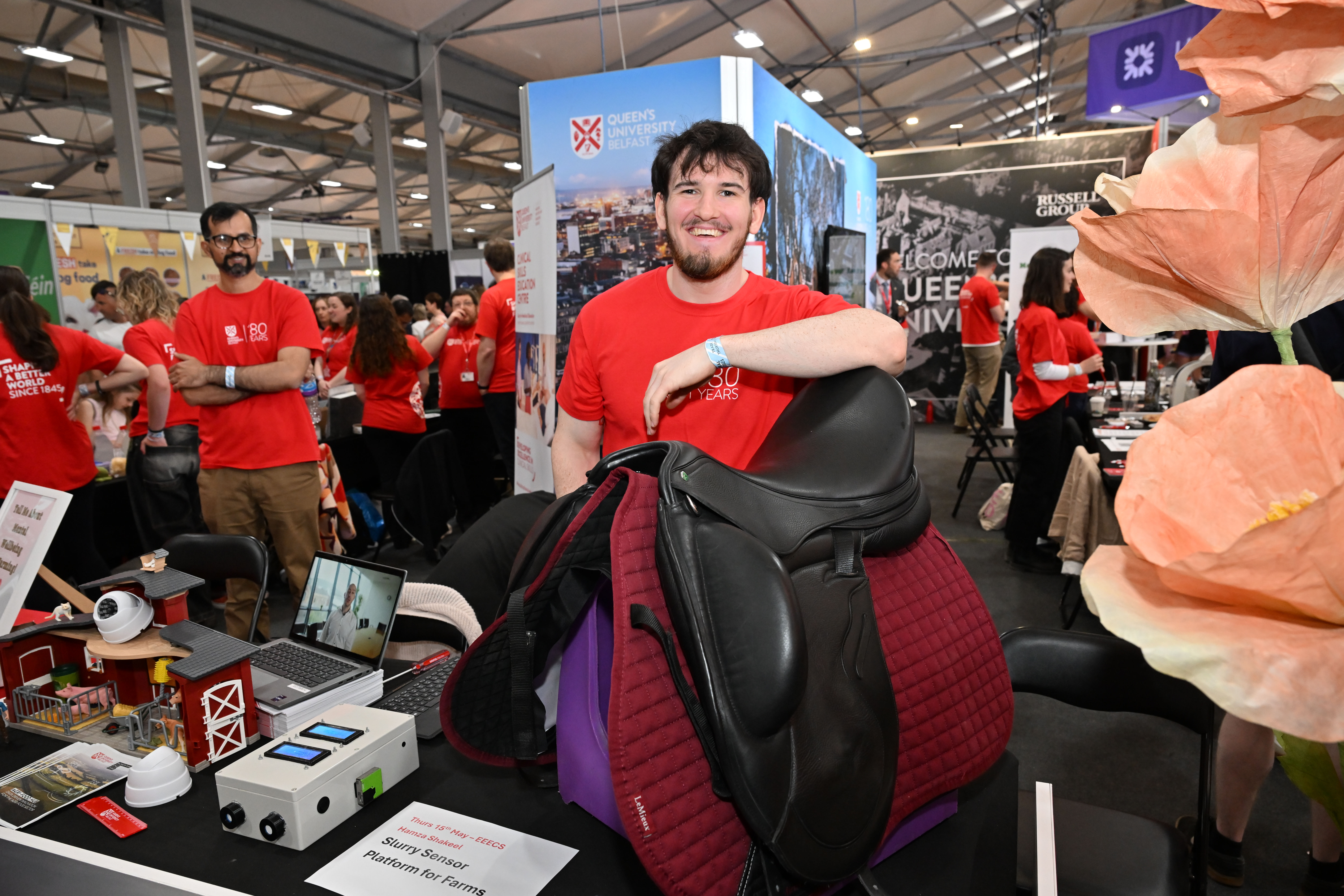 Ben Sloan with his Smart Numnah saddle