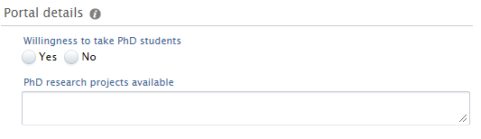 Willingness to take on PhD