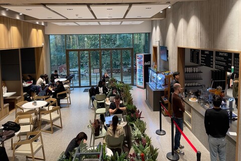 Cafe inside Riddel Hall