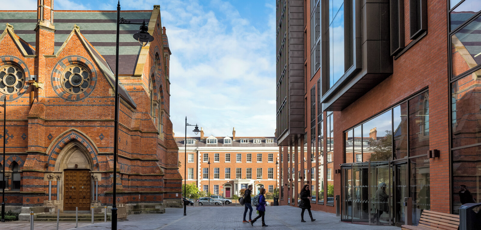 The Graduate School, Main Site tower, and University Square