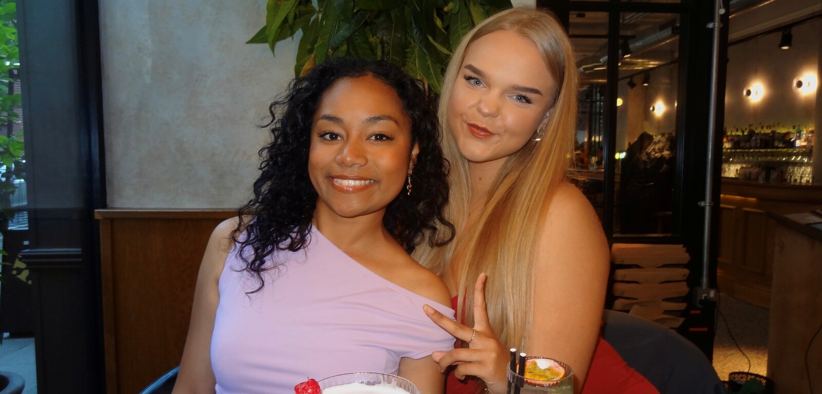 Student Martyna and friend