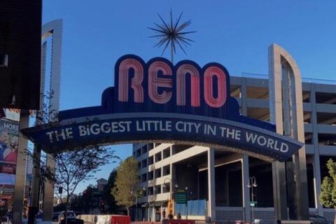 Reno city sign