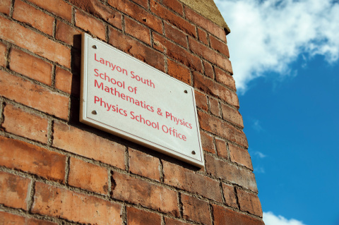 School of Maths and Physics sign